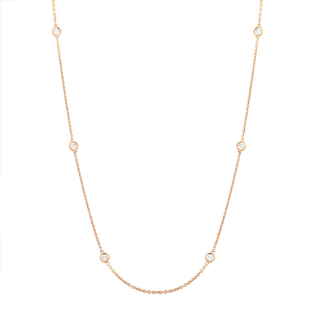 Shy Creation 0 28ct 14k Yellow Gold 18 Diamonds By The Yard Chain Vancottjewelers Com Upload Z Sc22003838 No Reviews