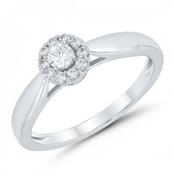 Round Diamond Halo