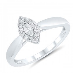 Marquise Diamond Halo
