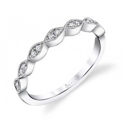 Vintage Inspired Stackable Wedding Band