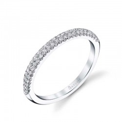 Pave Stackable Wedding Band