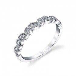 Vintage Inspired Stackable Wedding Band