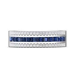 FlyerFit® 14K White Gold Anniversary Bands