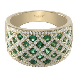 FlyerFit® 18K Yellow Gold Anniversary Bands