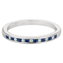 FlyerFit® 18K White Gold Anniversary Bands