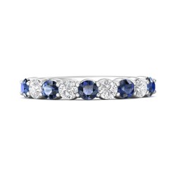 FlyerFit® 18K White Gold Anniversary Bands