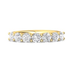 FlyerFit® 18K Yellow Gold Anniversary Bands