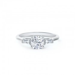 Black Label Diamond Tapered Baguette Ring