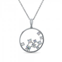 Round Diamond Pendant