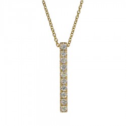 Diamond Bar Necklace