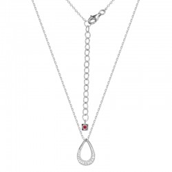 Sterling Silver Rhodium Plated Necklace