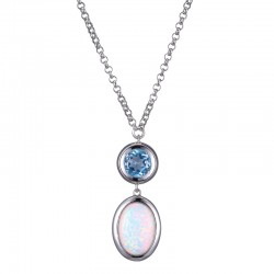 Sterling Silver Rhodium Plated Necklace