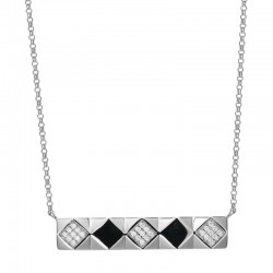 Sterling Silver Rhodium Plated Necklace