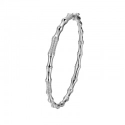 Sterling Silver Rhodium Plated Bangle
