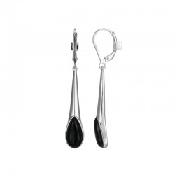 Sterling Silver Rhodium Plated Earrings