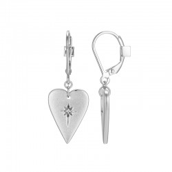 Sterling Silver Rhodium Plated Earrings