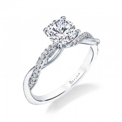 Spiral Engagement Ring - Yasmine