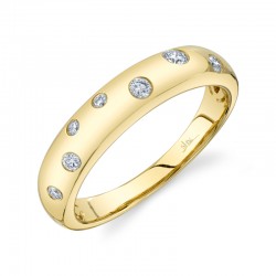 0.14Ct 14K Yellow Gold Diamond Lady's Band