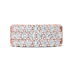 FlyerFit® 14K Pink Gold Anniversary Bands