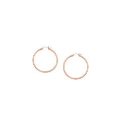 20mm Polished Hoop Earrings