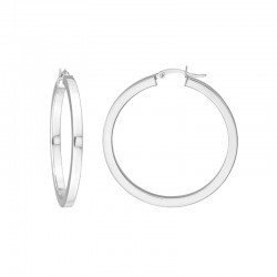 Square Tube Hoop Earrings