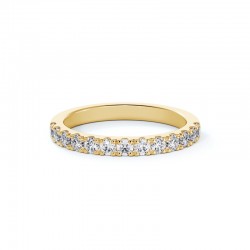 Diamond French Pave Wedding Band