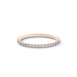 Diamond Pave Wedding Band