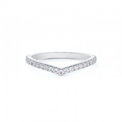 Curved French Pave Band