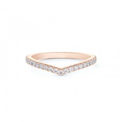 Curved French Pave Band
