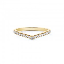Curved French Pave Band
