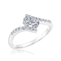 De Beers Forevermark Bypass Ring