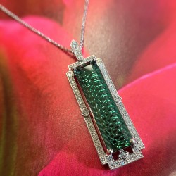 Green Tourmaline Necklace