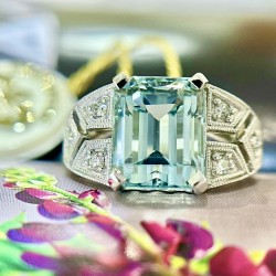 Aquamarine Ring