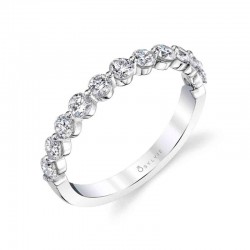 Stackable Wedding Ring 0.70 CT