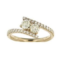 De Beers Forevermark Bypass Ring