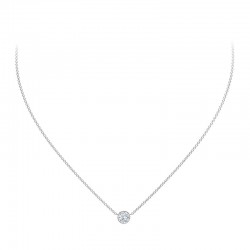 The De Beers Forevermark  Tribute® Collection Round Diamond Necklace
