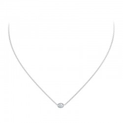 The De Beers Forevermark  Tribute®  Collection Oval Diamond Necklace