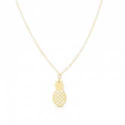 14K Pineapple Necklace