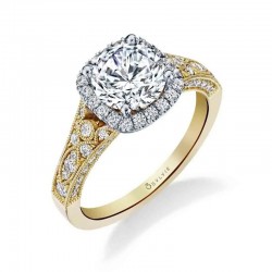 Vintage Inspired Engagement Ring - Cheri