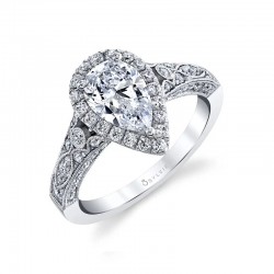 Vintage Inspired Engagement Ring - Cheri