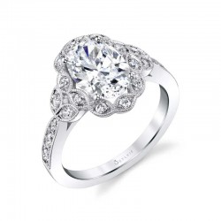 Oval Engagement Ring - Candide