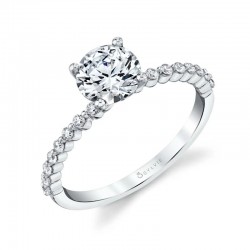 Round Classic Engagement Ring - Estelle