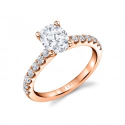 Oval Cut Classic Engagement Ring - Aimee