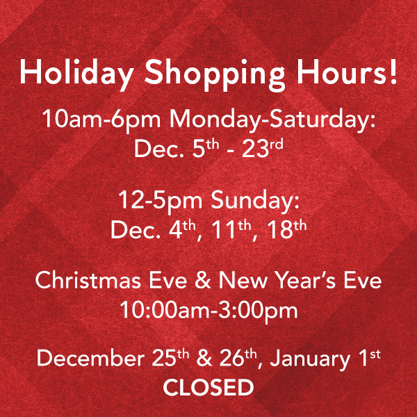 Extended Holiday Shopping Hours