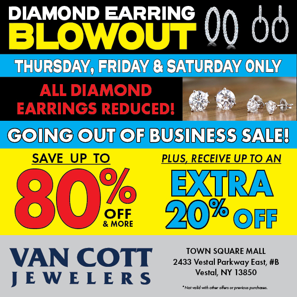 Going Out of Business - Diamond Earrings