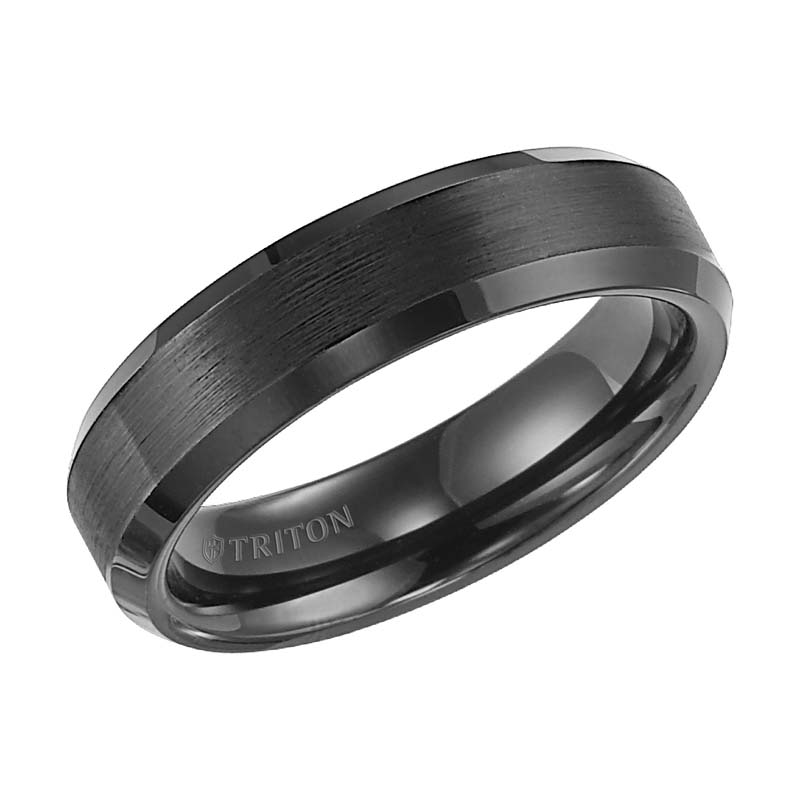 Triton Black Tungsten Ring atelieryuwa.ciao.jp