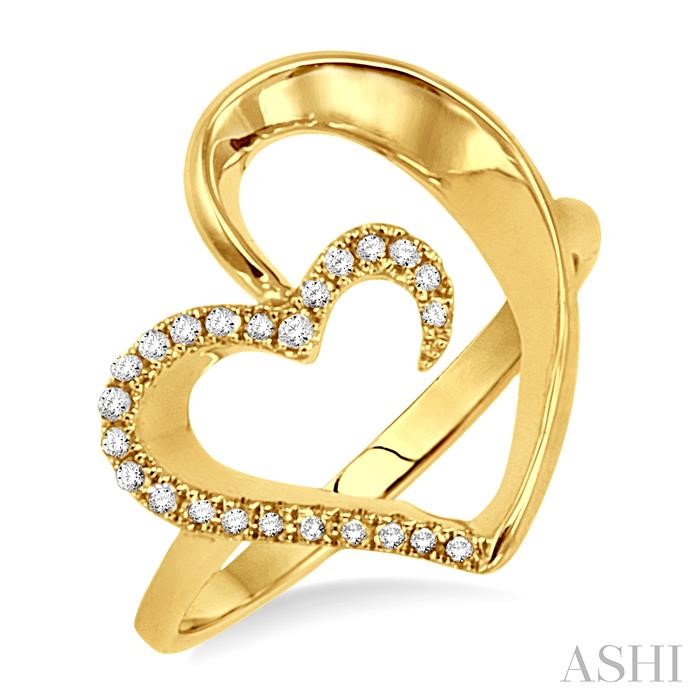 Heart Shape Diamond Fashion Ring