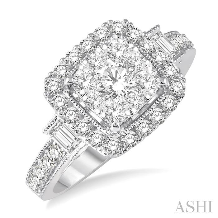 HALO LOVEBRIGHT DIAMOND ENGAGEMENT RING