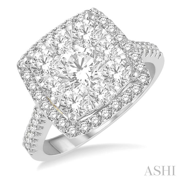 HALO LOVEBRIGHT ESSENTIAL DIAMOND ENGAGEMENT RING