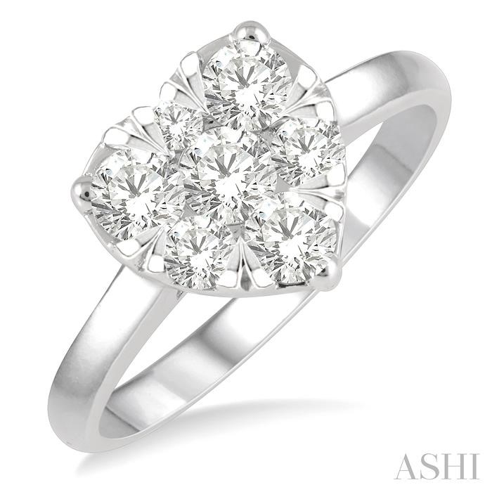 HEART SHAPE LOVEBRIGHT ESSENTIAL DIAMOND RING